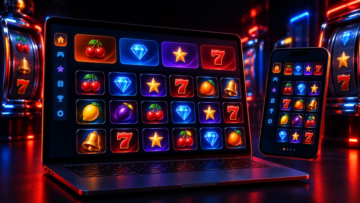 1Win Casino lobby with the sidebar and slot, live dealer and crash game categories